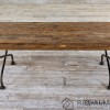 Industrialny stolik ze starego drewna No. 499